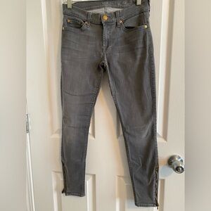 7 for All Mankind, grey, Stretchy jeans, skinny, size 27